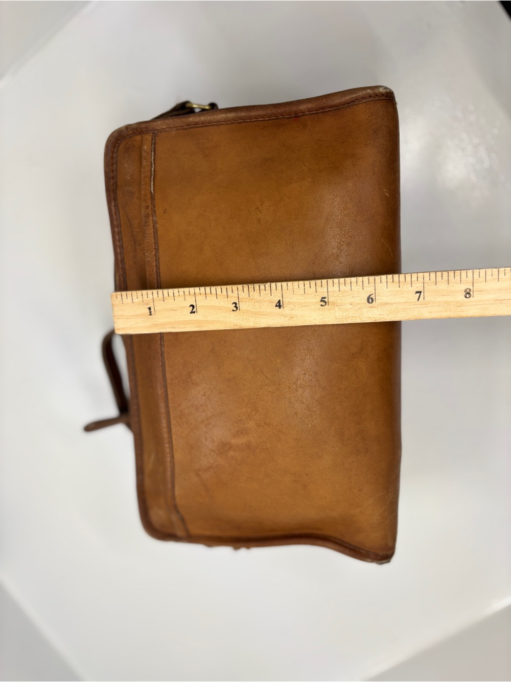 Vintage Coach 701-7336 Brown Leather Crossbody Bag - Picture 14 of 15